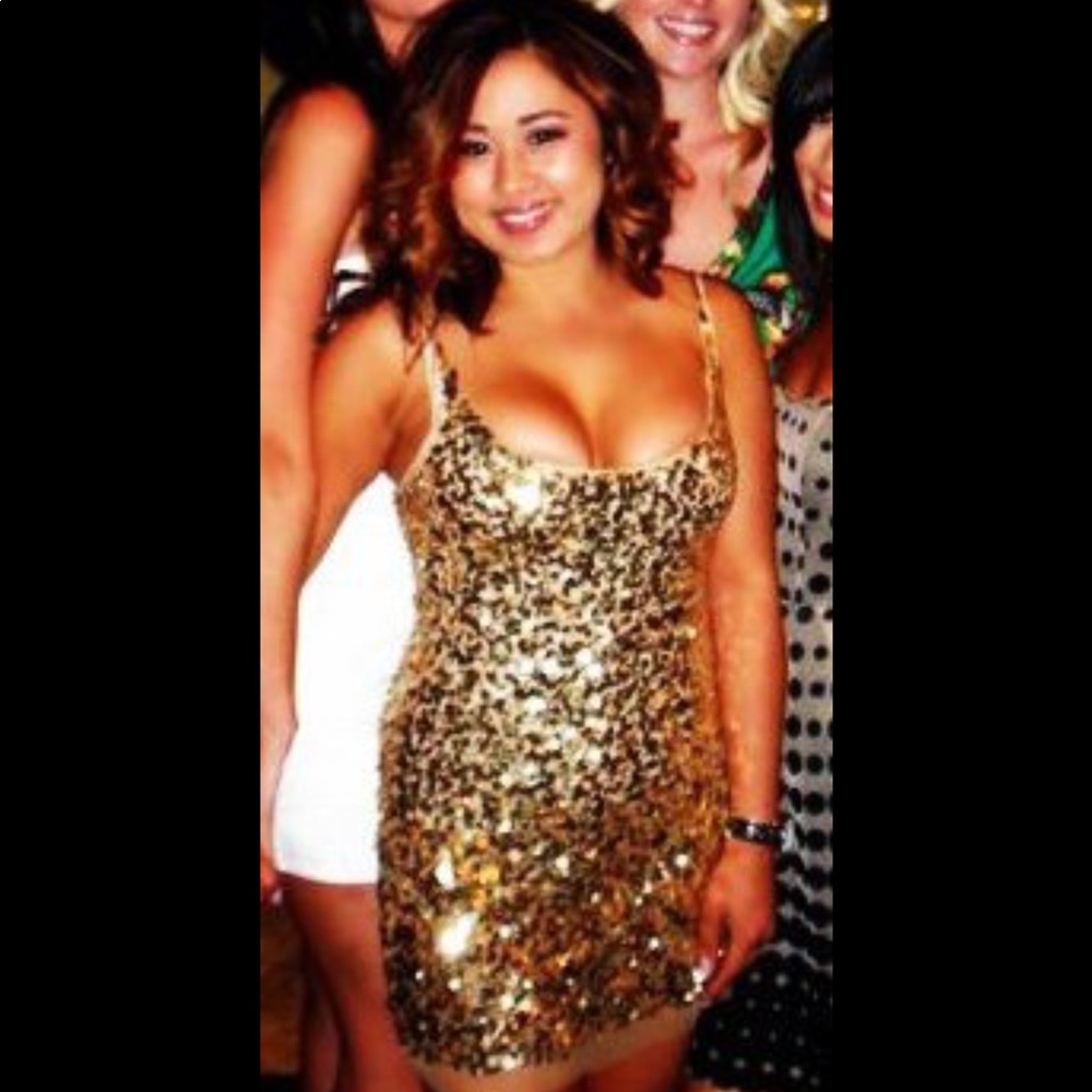 Arden B. Sequin Mini Dress